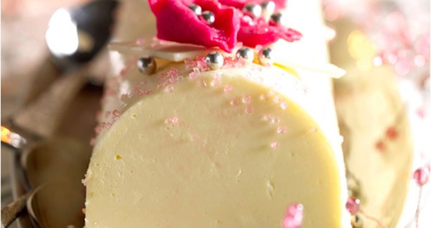 La bûche aux biscuits roses de Reims